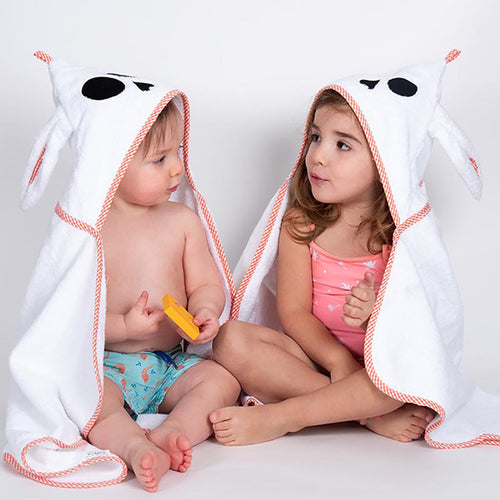 Cape de Bain Bébé Lapin en Coton Bio — Alaska