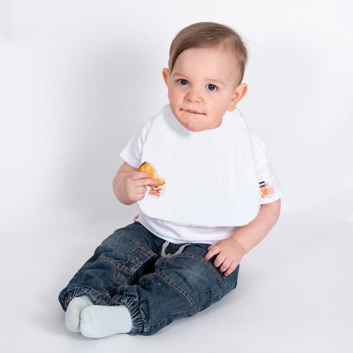 Bavoir en Coton Bio - Blanc | Lop by PaPate