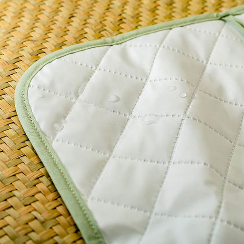 Tapis à Langer Nomade en Coton Bio — Vert
