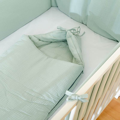 Nid d'Ange Bébé en Coton Bio GOTS — Vert