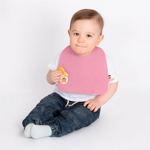 Bavoir en Coton Bio - Rose | Lop by PaPate