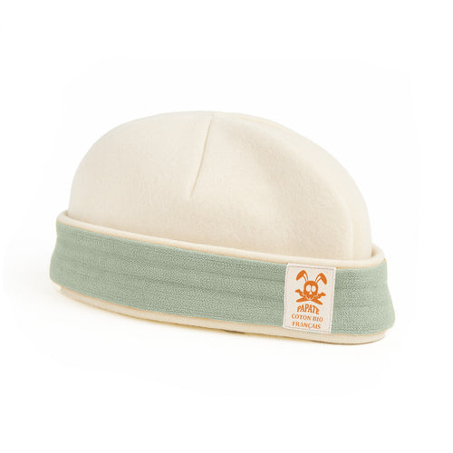 Bonnet Naissance en Coton Bio - Vert | PaPate