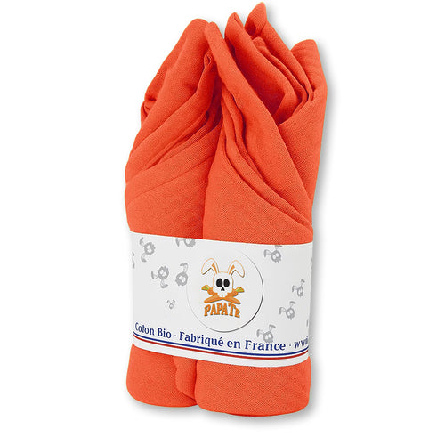 Lange en Coton Bio - Fraise | Lot de 2
