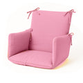 Coussin de Chaise Haute en Coton Bio - Rose | PaPate